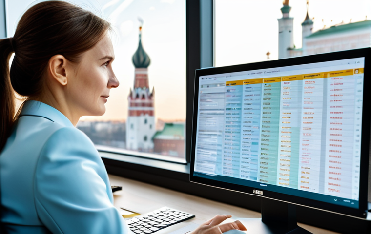 **

A modern, bright office in Moscow. A businesswoman in a stylish, yet modest, business suit is reviewing data on a computer screen displaying ESG ratings for Russian companies. Sunlight streams through the large windows overlooking the city. Focus on professionalism and competence. Safe for work, appropriate content, fully clothed, professional, perfect anatomy, natural proportions, high quality.

**