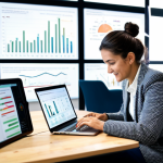 Small Business Adapting**

"A determined entrepreneur, fully clothed in professional attire, working on a laptop in a modern, brightly lit co-working space. She is surrounded by charts and graphs showcasing business growth. Other individuals are collaborating in the background. The scene emphasizes resilience and adaptability. Safe for work, appropriate content, perfect anatomy, natural proportions, professional, modest clothing, family-friendly, high quality."

**