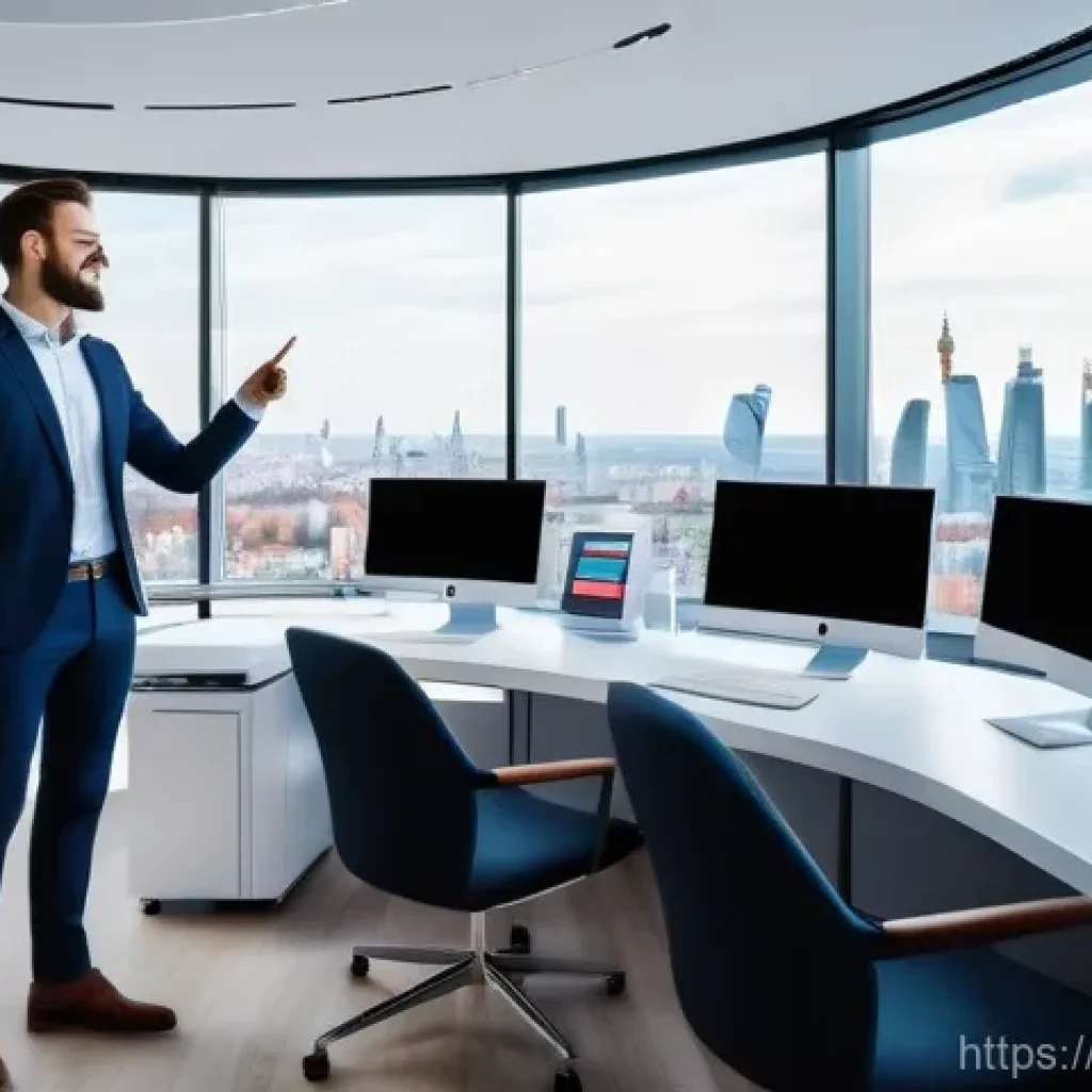 조직 성과 지표 - **Prompt 1: "The Human-Centric AI Workplace in Moscow"**
A vibrant, sunlit, modern office interi...