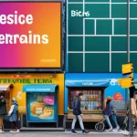 시장 세분화 전략 - **Image Prompt 1: The Contrast of Marketing Strategies**
A split image depicting two contrasting...