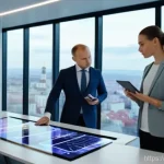 조직 혁신 - **Digital Transformation in a Russian Metropolis**
A group of diverse Russian professionals (men...