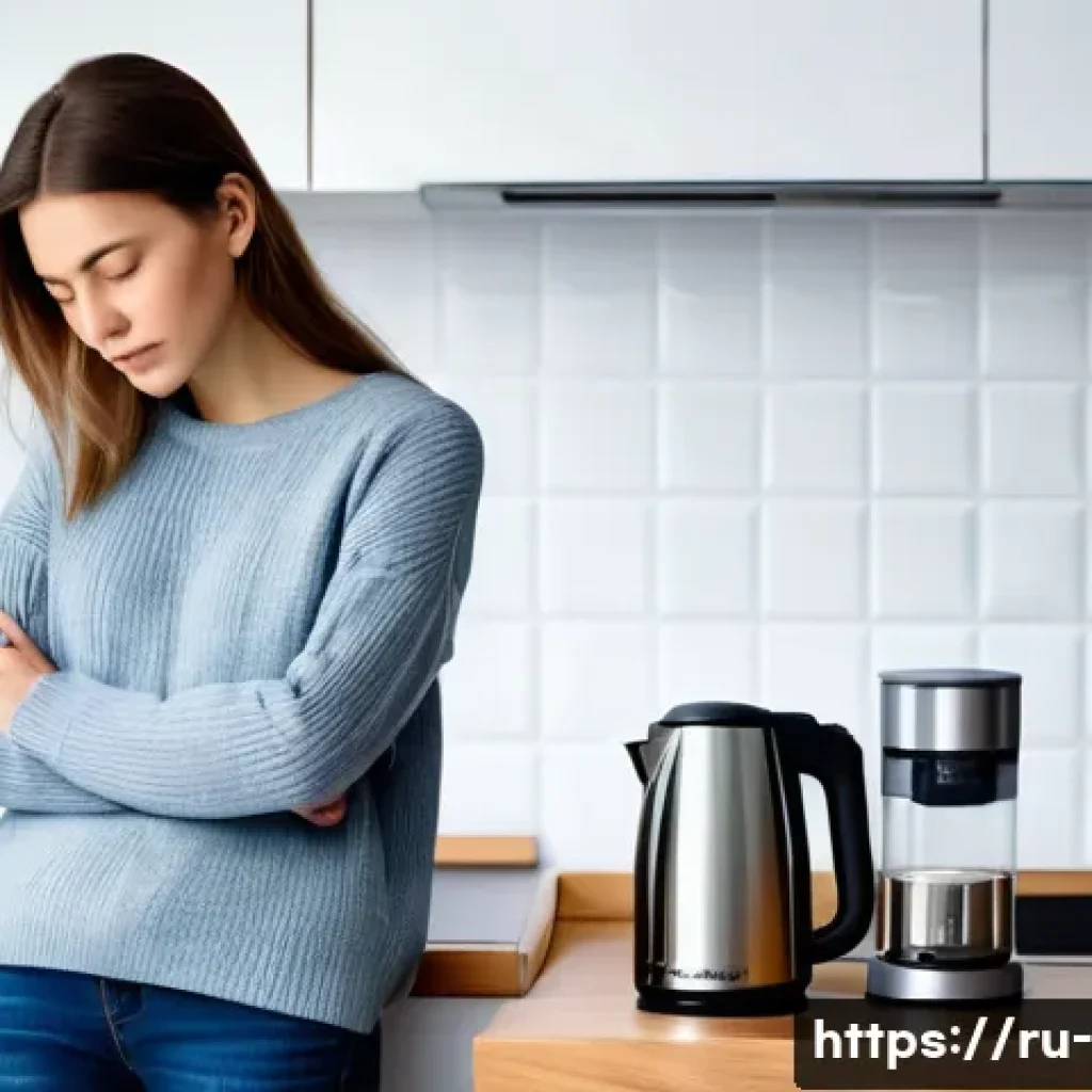 품질 관리 - A young adult woman, dressed in a comfortable casual outfit (jeans and a sweater), stands in a brigh...